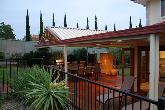 Skillion Gable Combination Roofs And Patios